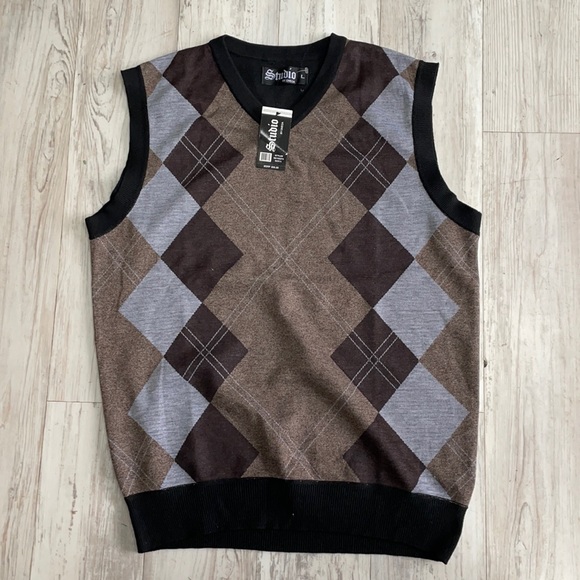 studio by omega Sweaters Mens Vintage Sweater Vest Poshmark